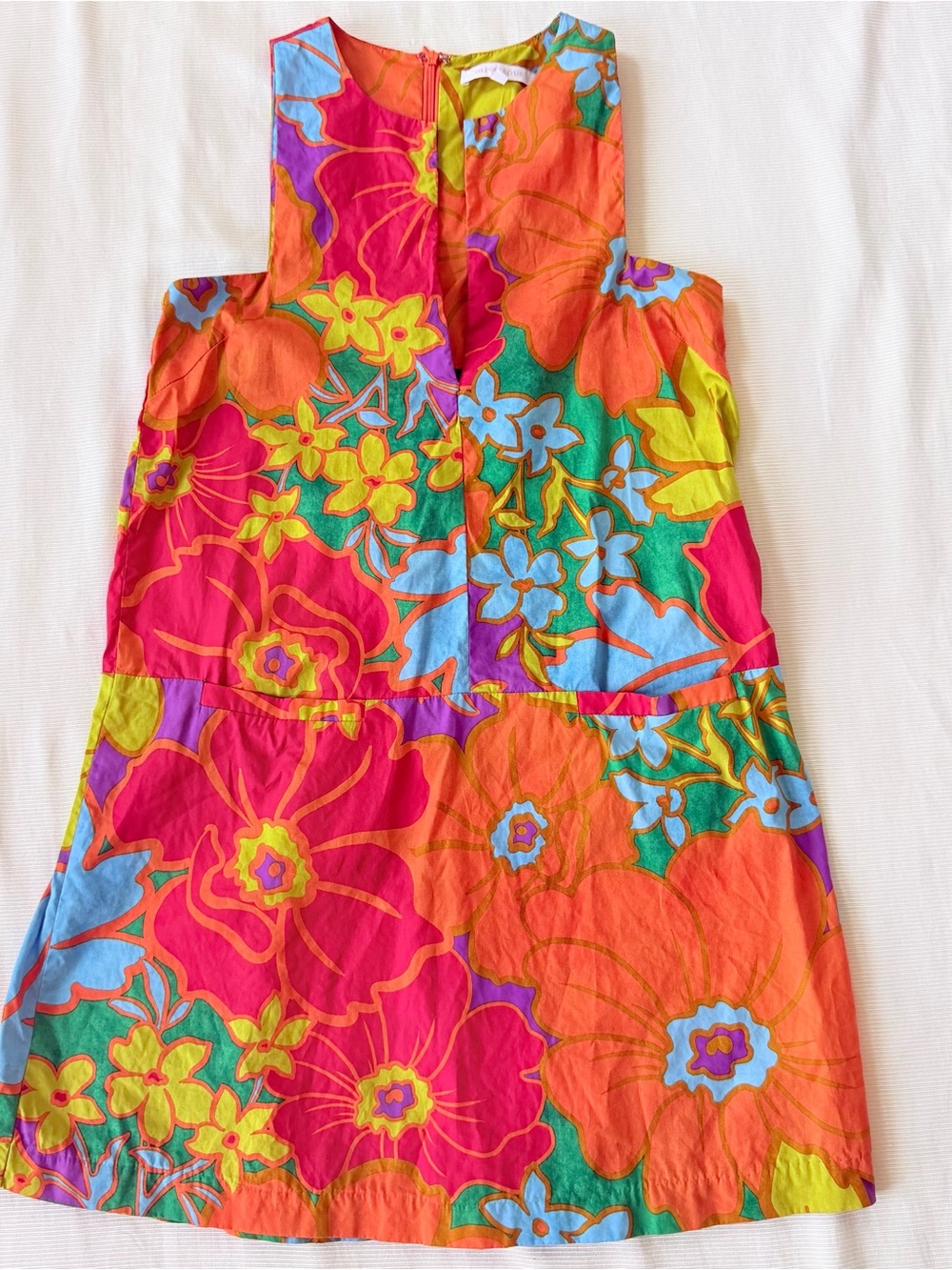 Olivaceous Womens Dress Floral Casual Boho Vneck Pocket Sleeveless Resortwear S